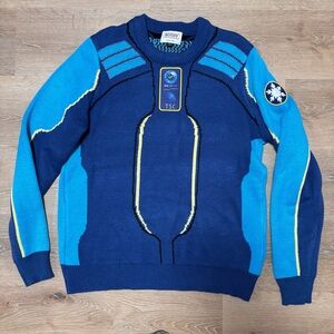 Rare Virgin Galactic Employee Knit Sweater The Spaceship Company Size Medium